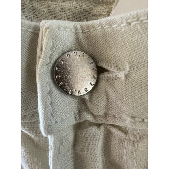 L'Agence Sada Linen Pants in Ivory - Picture 10 of 12
